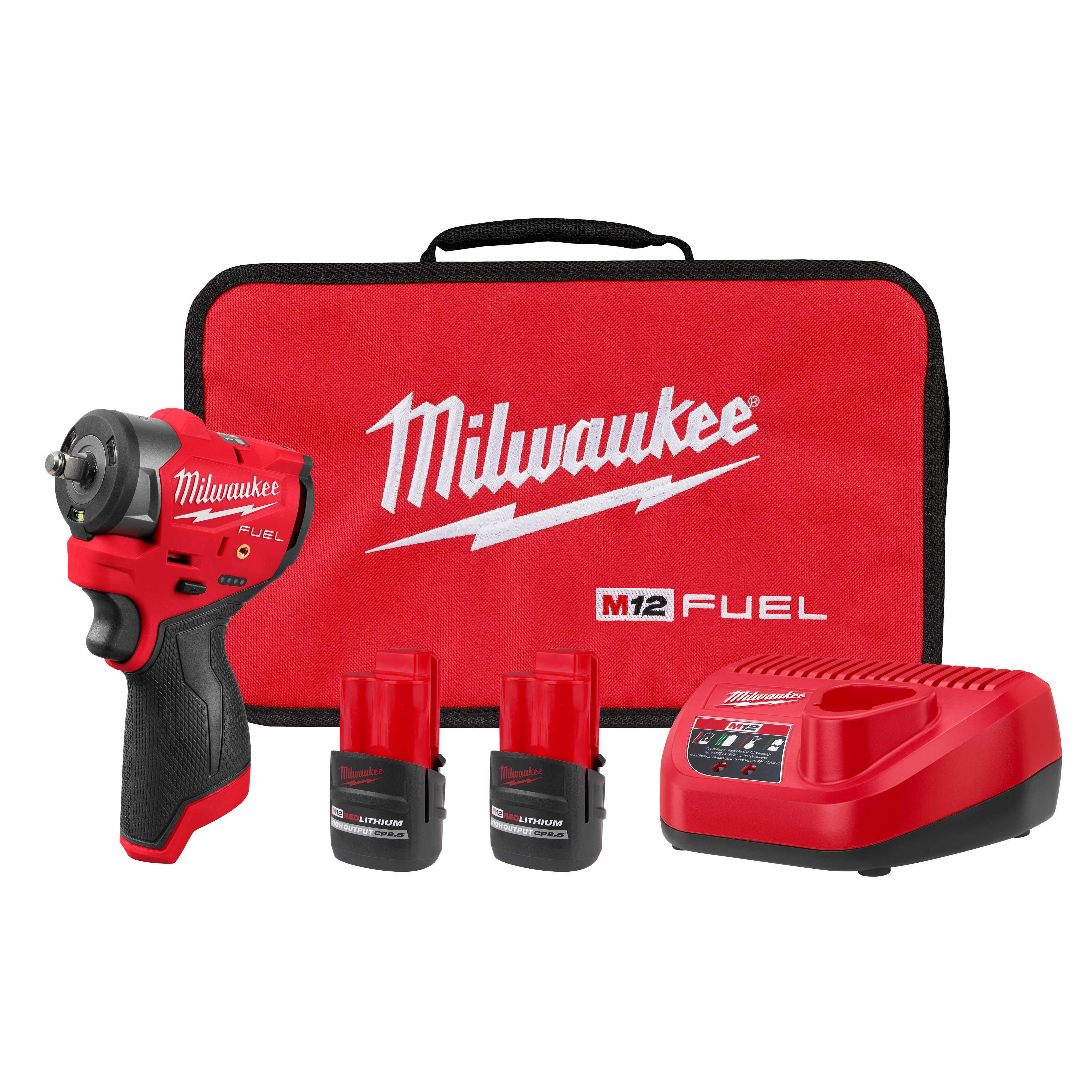 M12 FUEL™ 3/8" Subcompact Impact Wrench w/ Friction Ring Kit