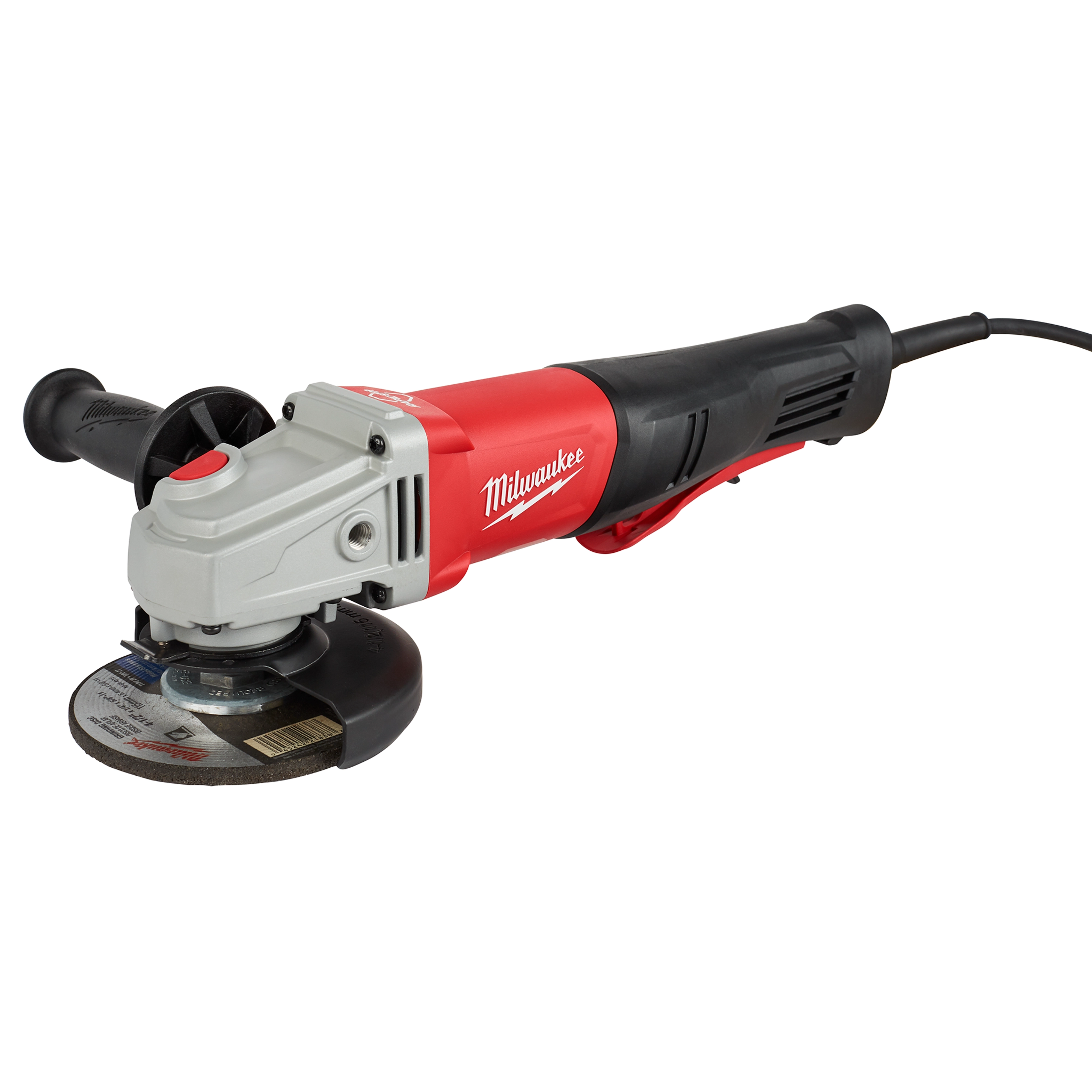 11 Amp 4-1/2" / 5" Braking Small Angle Grinder Paddle No-lock