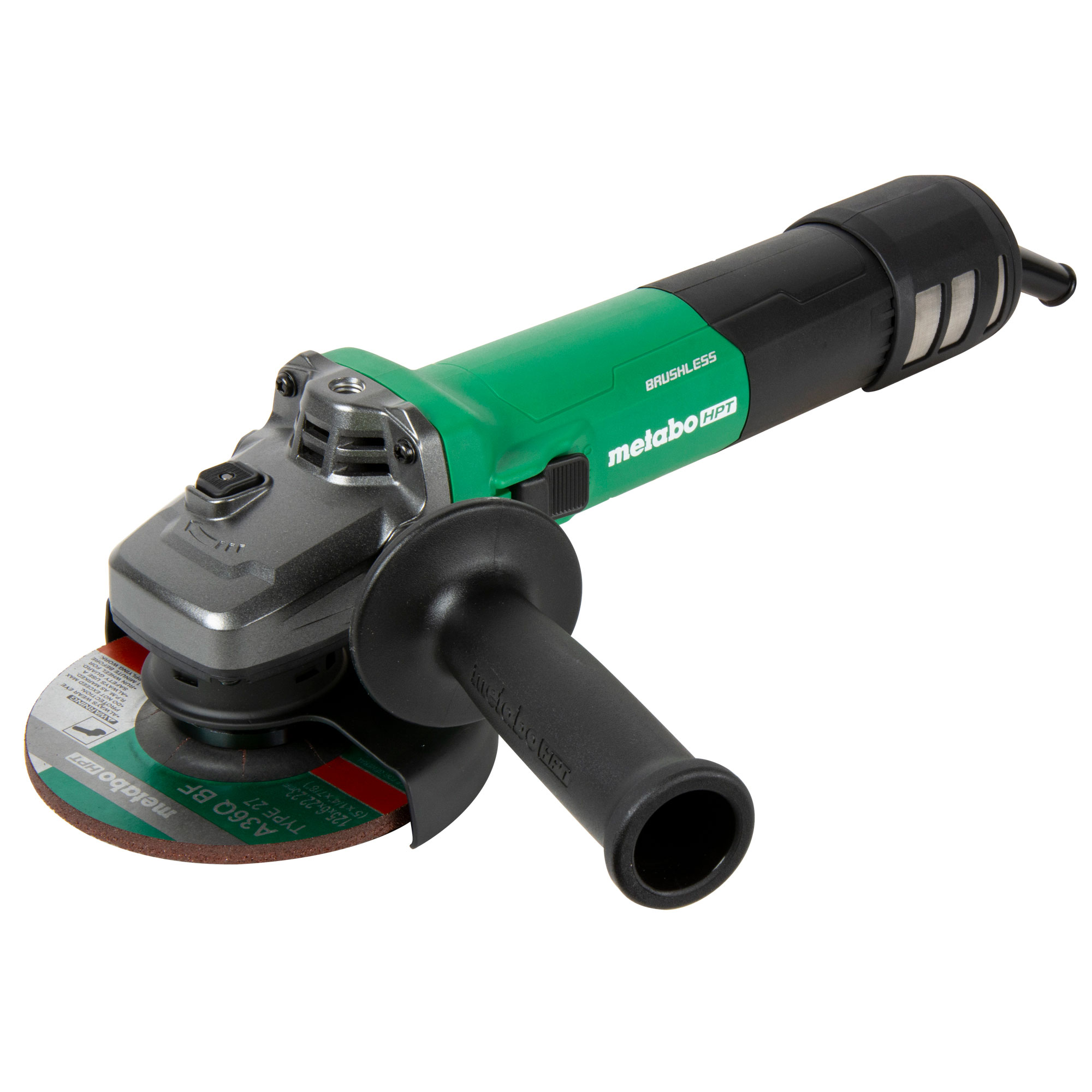 5" 12 Amp AC Brushless Variable Speed Angle Grinder