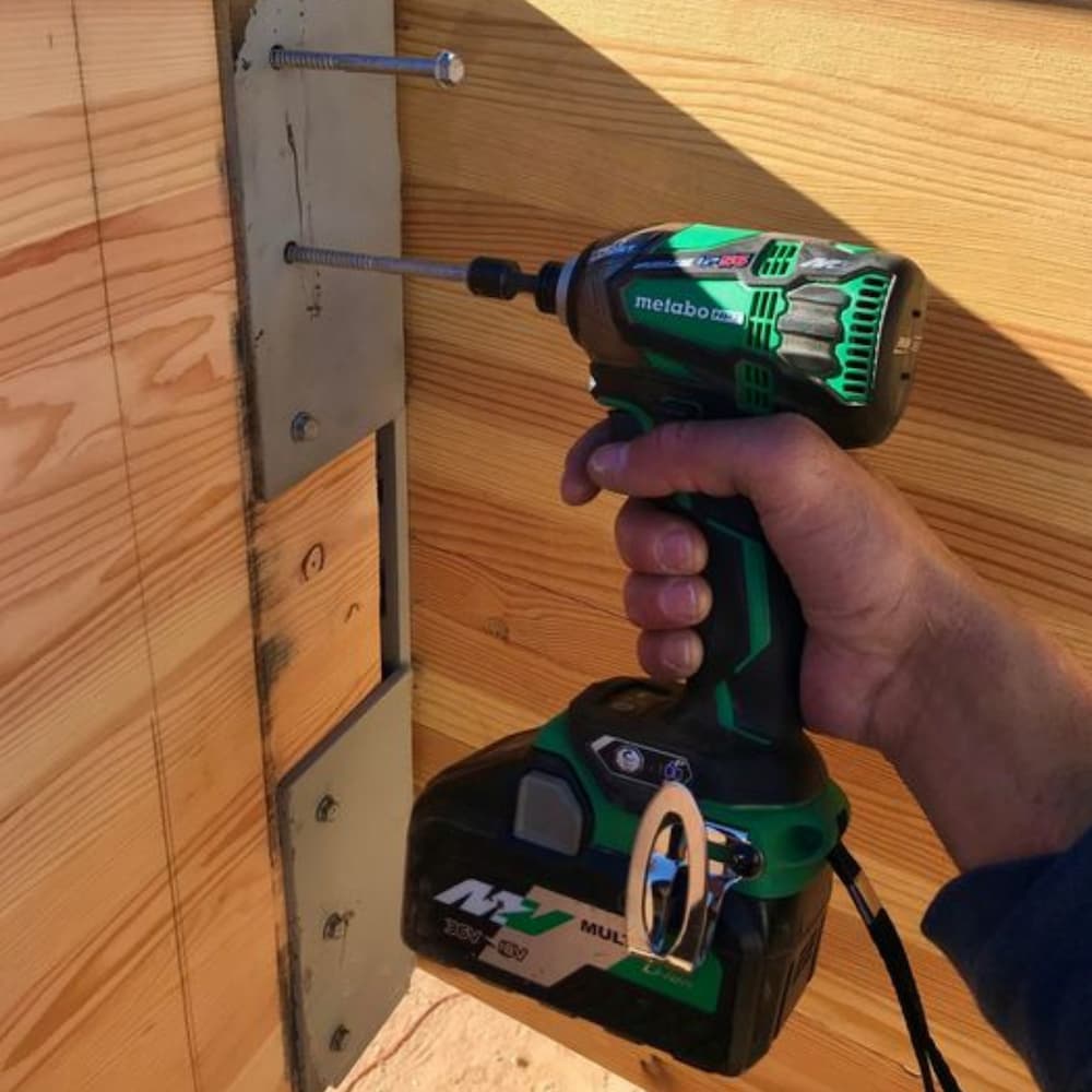 36V Triple Hammer Cordless Impact Driver Kit with Battery and Charger