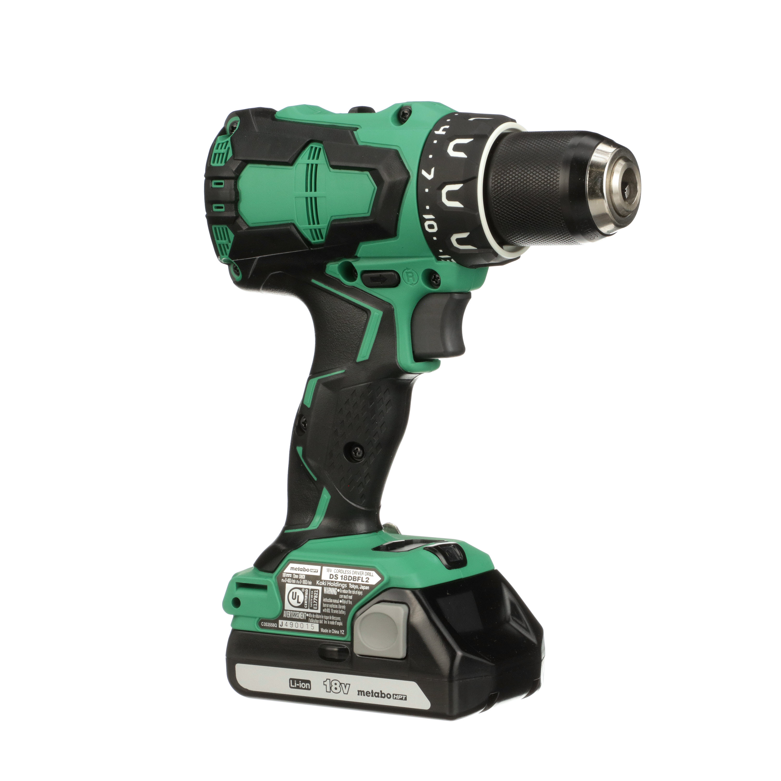 18V Cordless Drill Kit with 2 Batteries and Charger