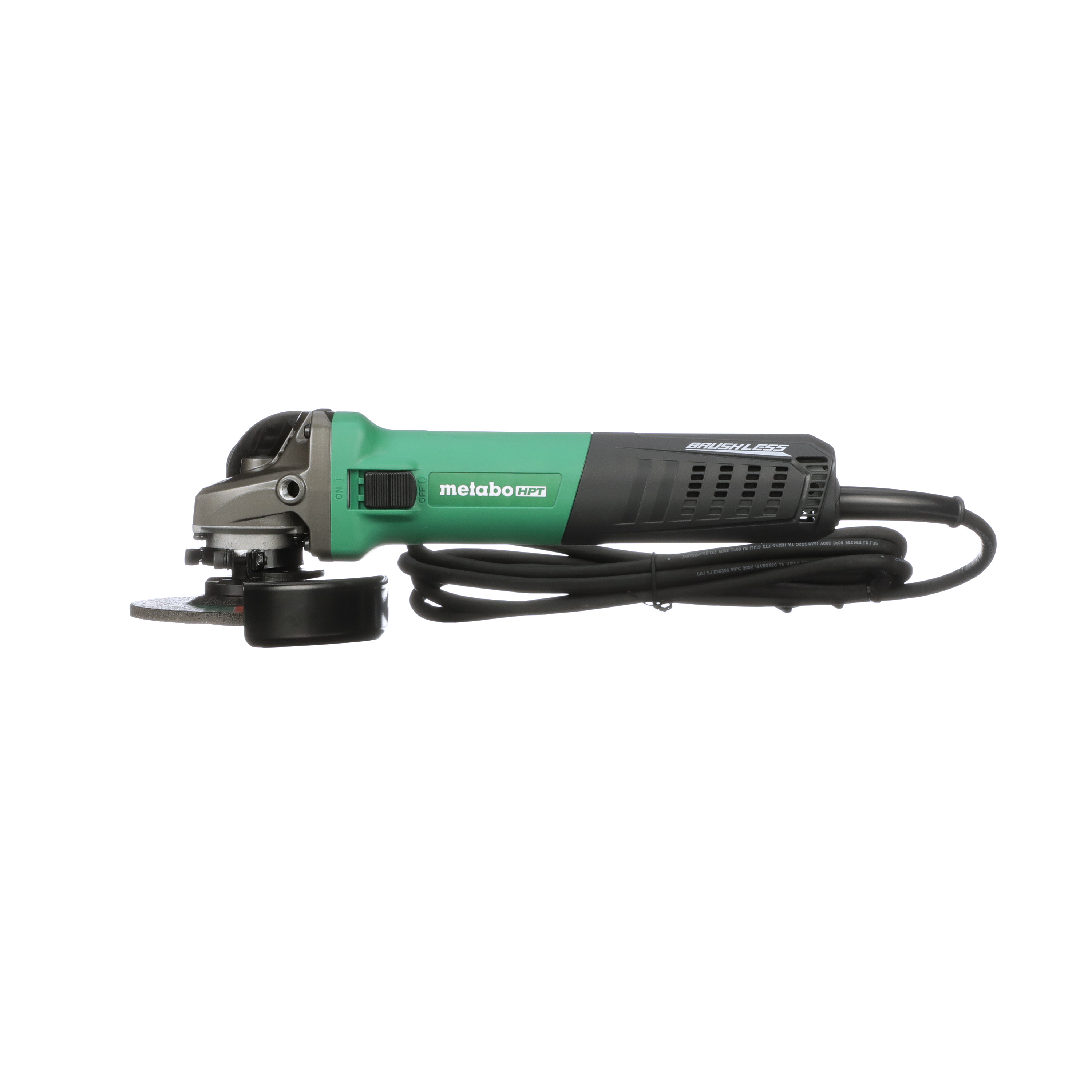 4-1/2 Inch 12 Amp  AC Brushless AC/DC Angle Grinder