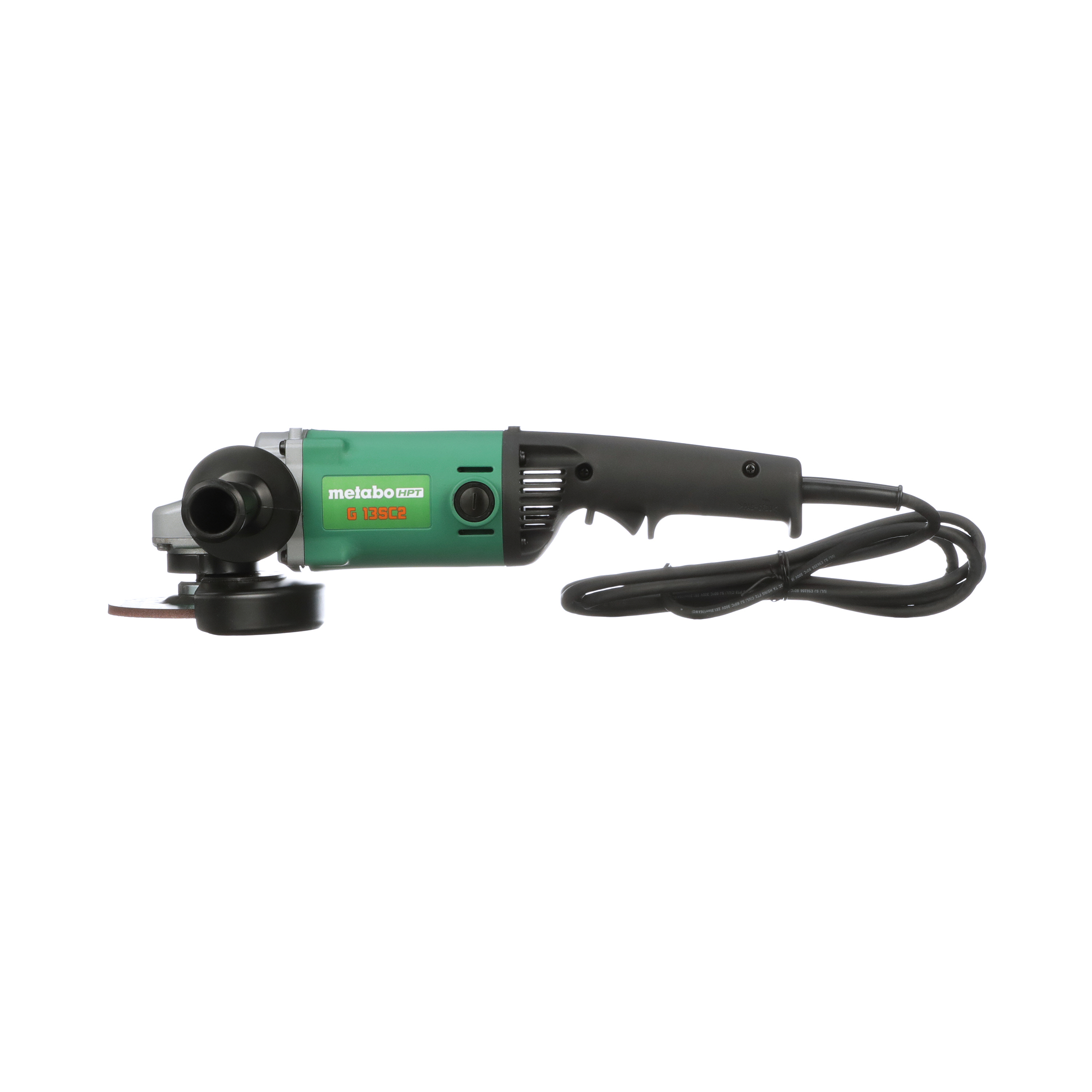 5 Inch 11 Amp Rear Handle  Non-Locking Trigger Switch Angle Grinder