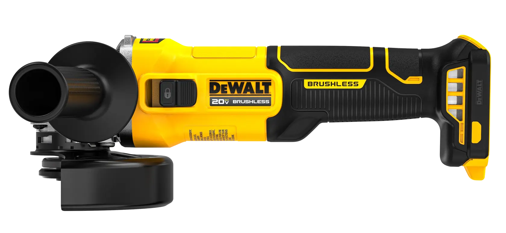 20V MAX* Brushless Cordless 4 1/2-In. Slide-Switch Grinder (Tool Only)