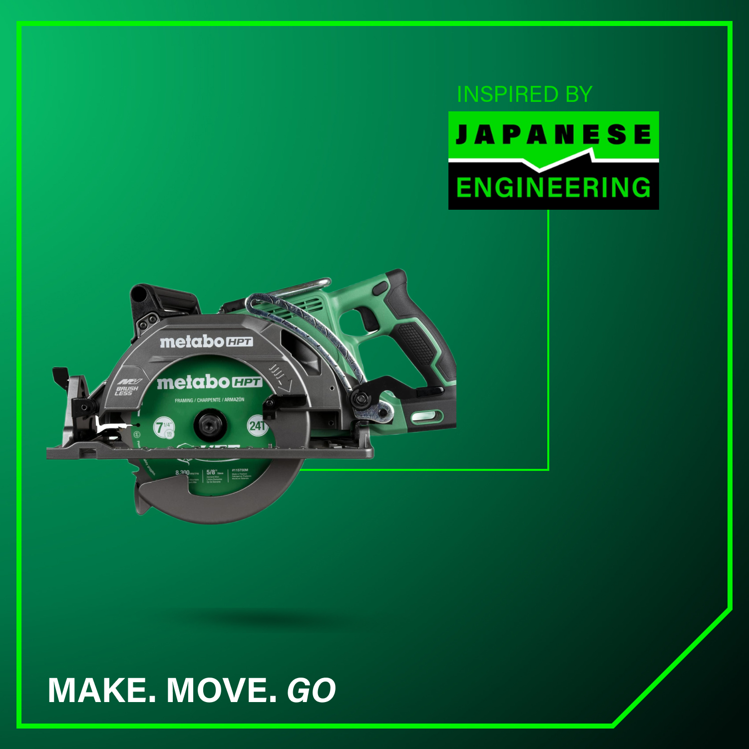 36V MultiVolt 7-1/4 Inch Rear Handle Circular Saw (Tool Body Only)