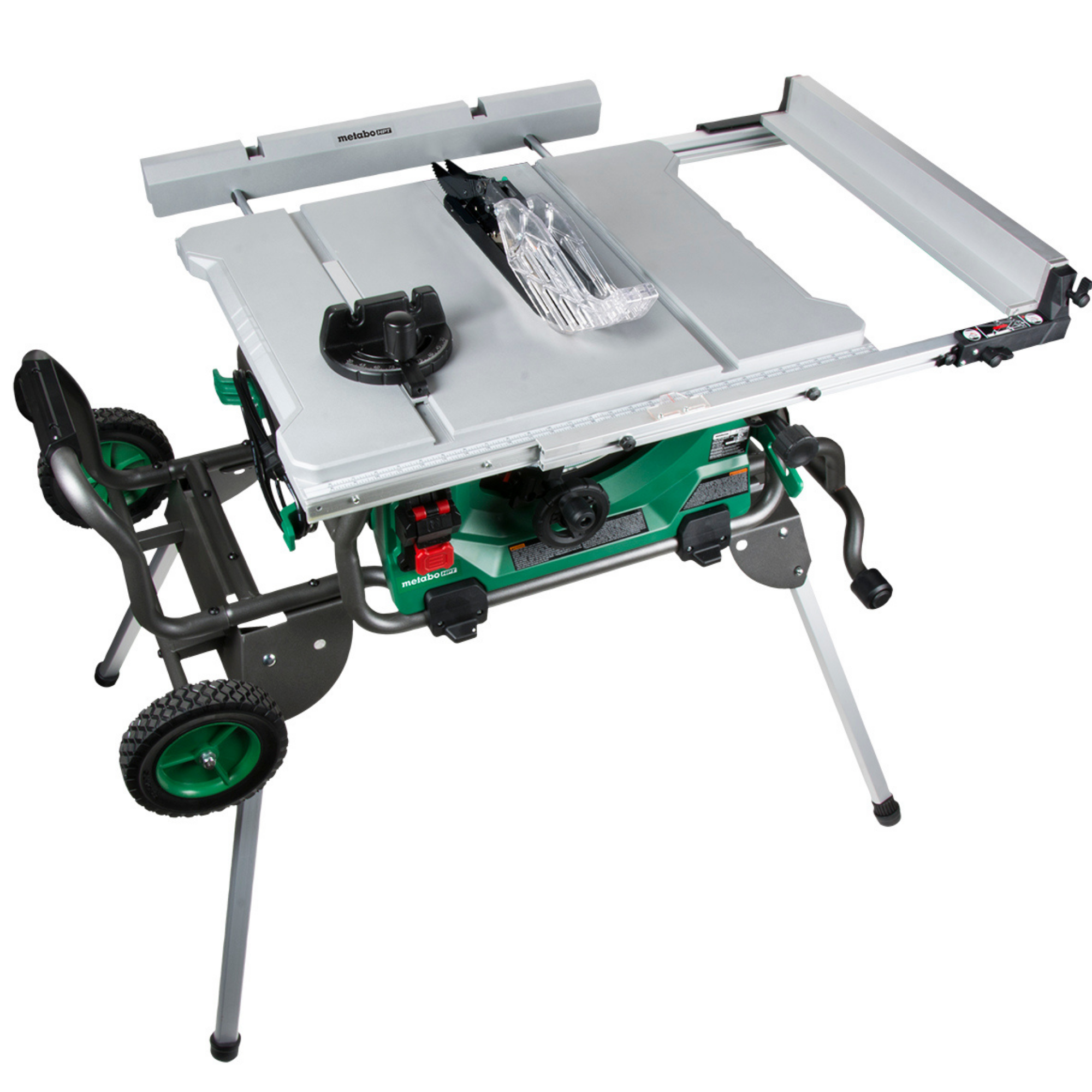 10 Inch Table Saw with Fold and Roll Stand