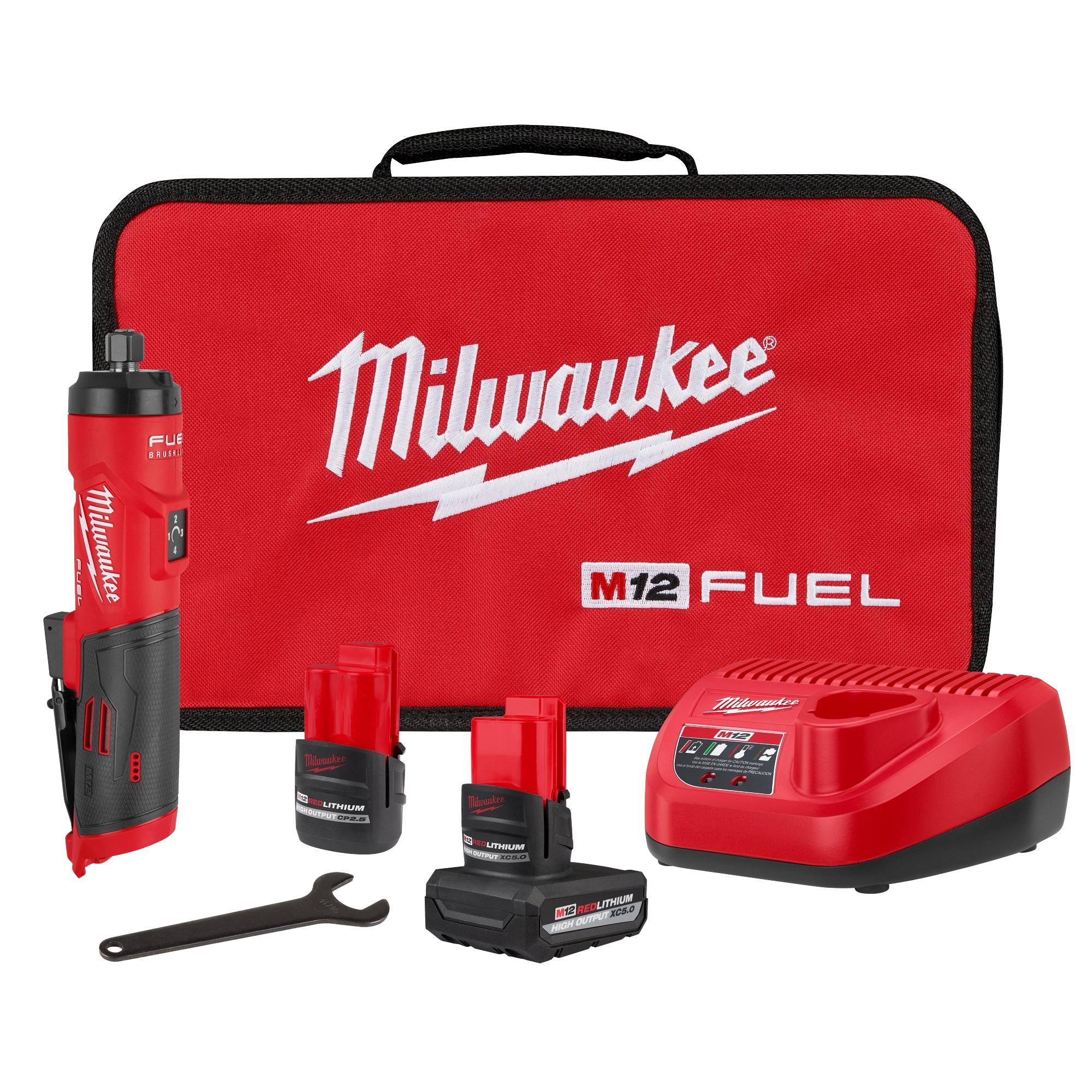 M12™ FUEL™ 1/4" Straight Die Grinder