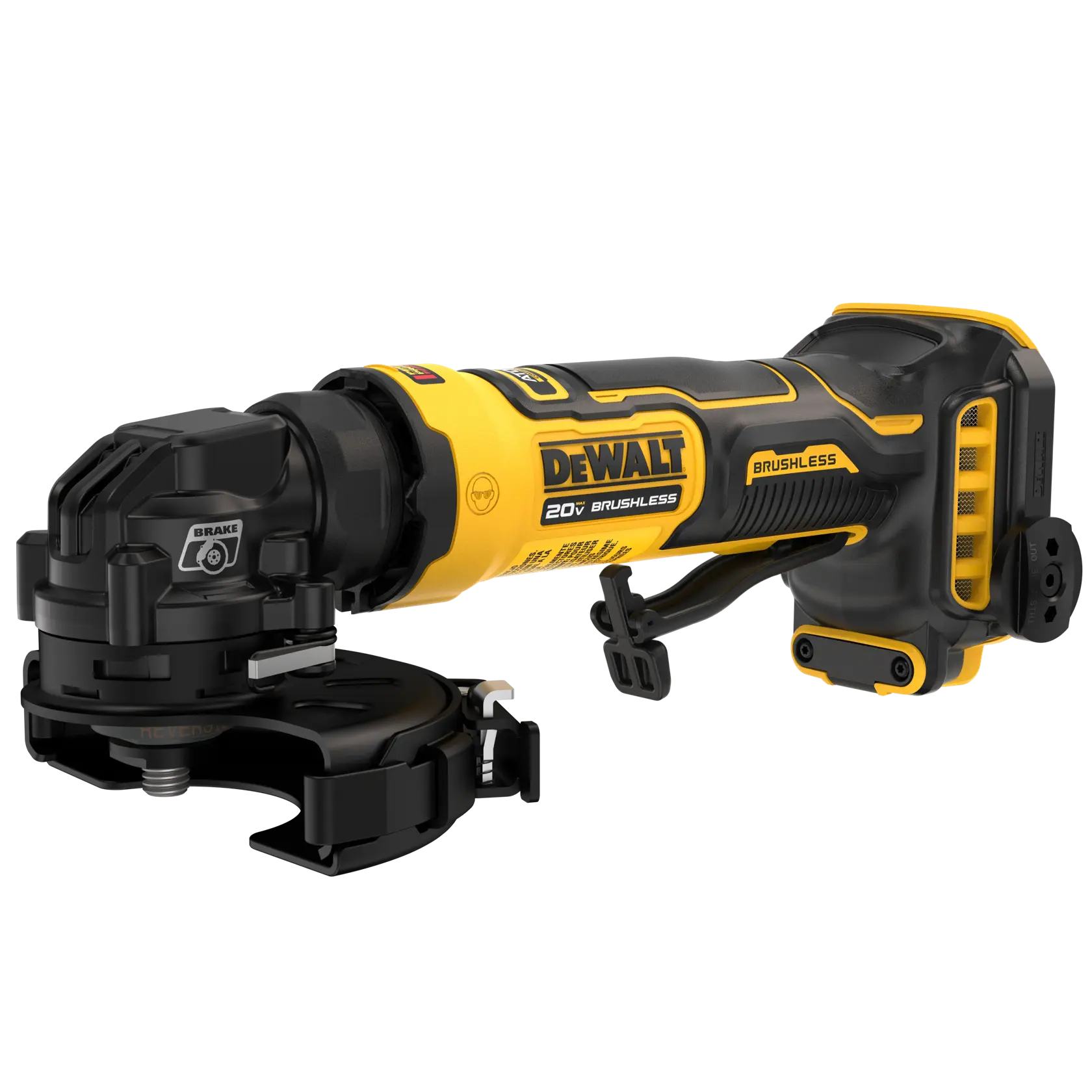 20V MAX** ATOMIC™ 4" angle grinder (TOOL ONLY)