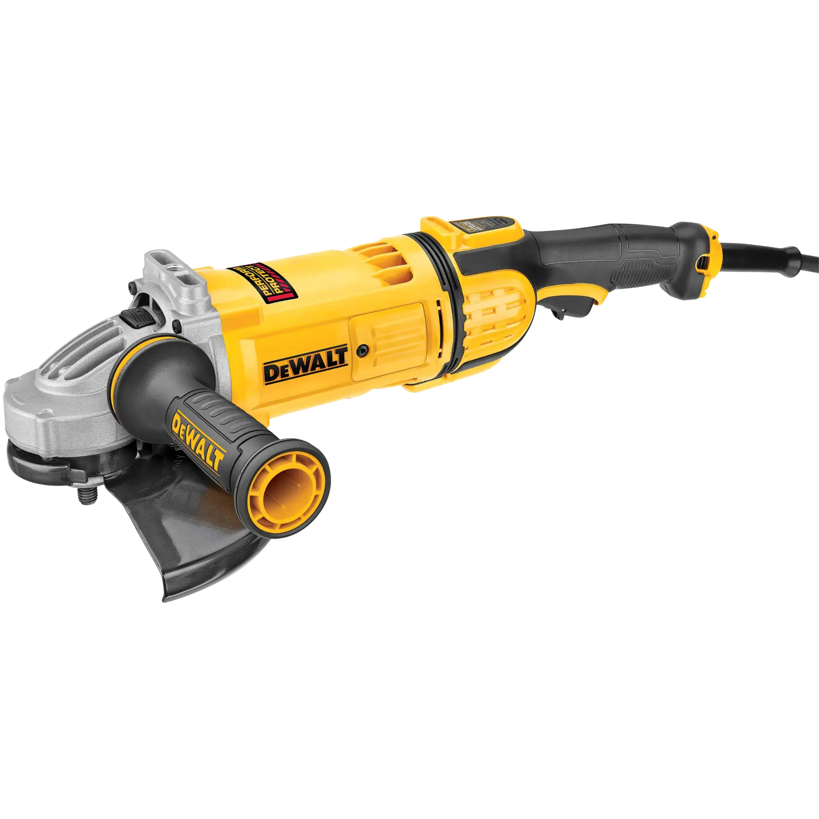 9-In. 4.9 Hp Angle Grinder With No-Lock On