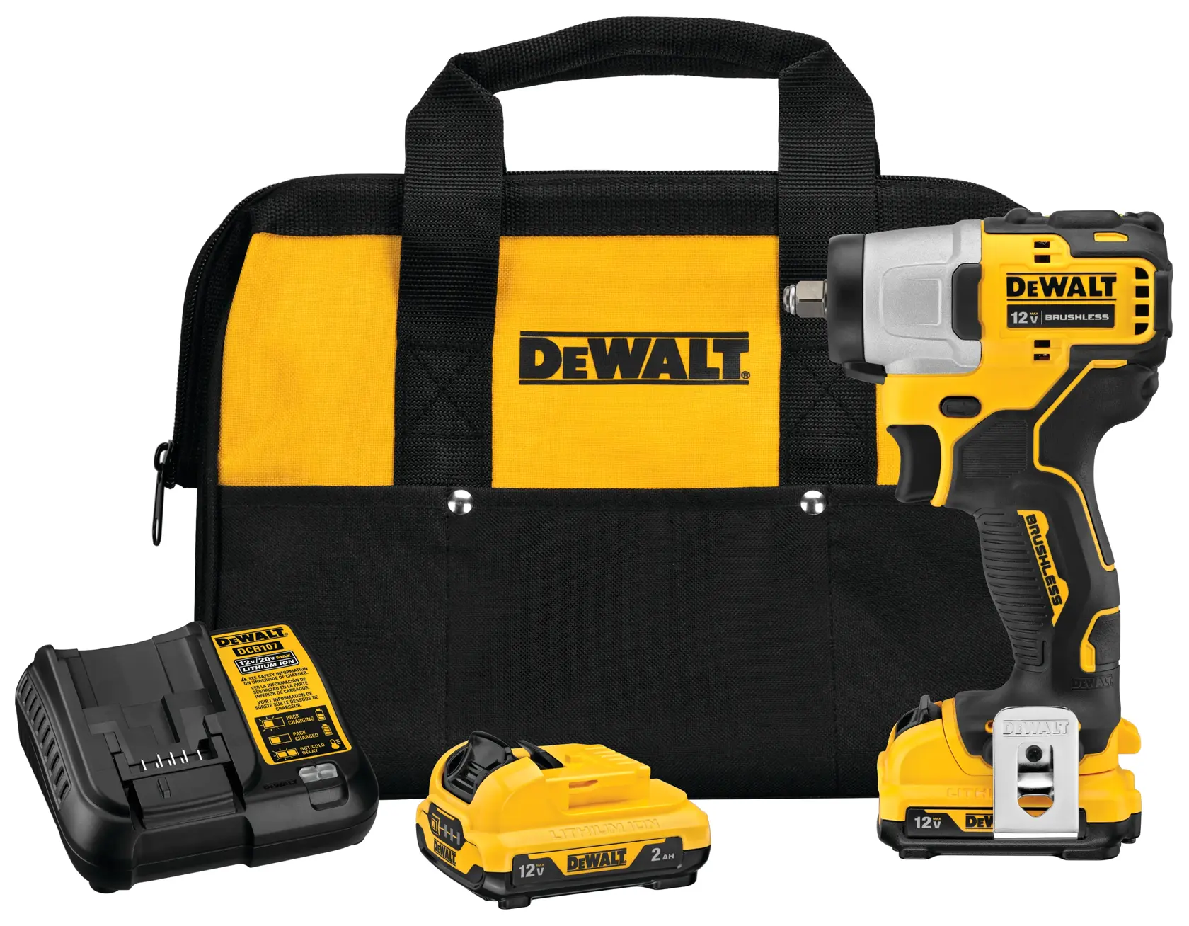 Xtreme™ 12V MAX Cordless Brushless 3/8-In. (9.5mm) Impact Wrench With (2) 2.0 Ah Batteries With Charger