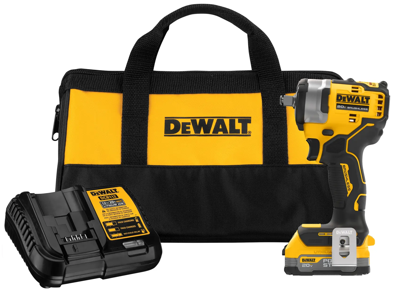 20V MAX* 1/2" Impact Wrench With Hog Ring Anvil Kit