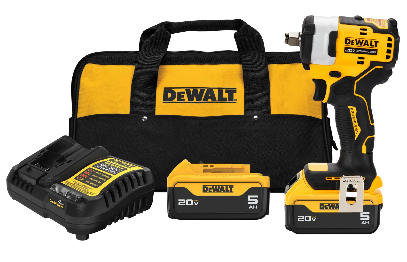 20V MAX* 1/2-In. Cordless Impact Wrench With Hog Ring Anvil Kit