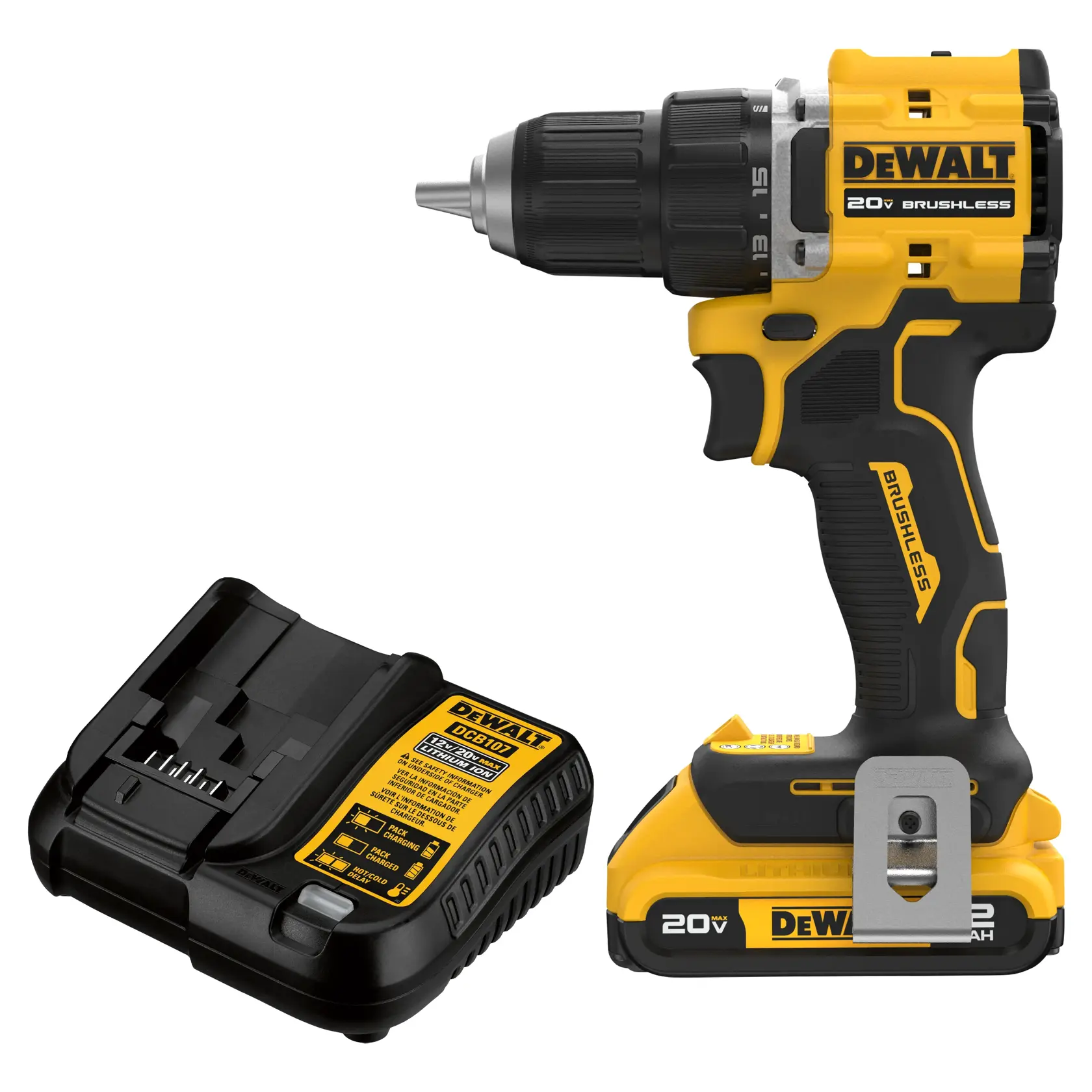ATOMIC™ 20V MAX* Brushless Cordless 1/2-In. Drill/Driver Kit