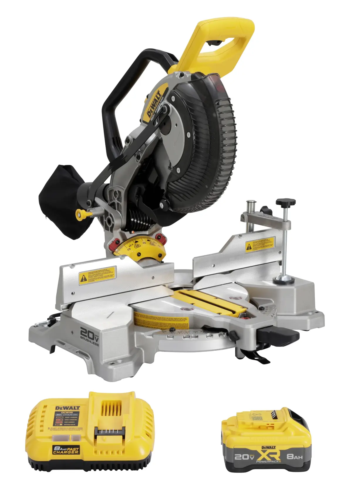 20V MAX* XR® 10-In. Double Bevel Fixed Miter Saw Kit