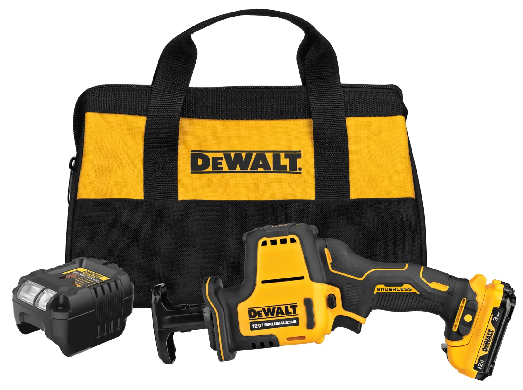DEWALT® XTREME™ 12V MAX* Brushless Cordless One-Handed Reciprocating Saw Kit