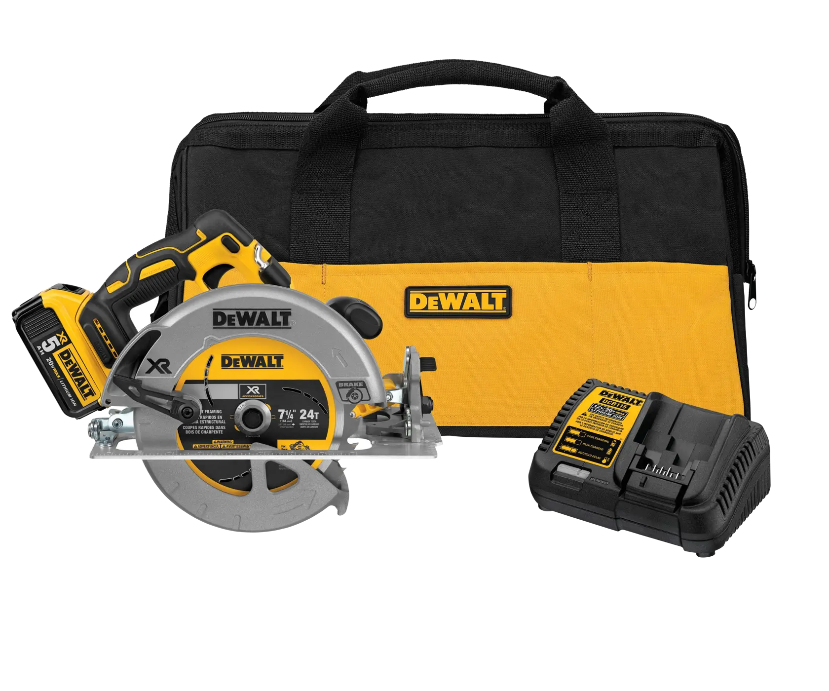 20V MAX* XR® Brushless Cordless 7-1/4 In. Circular Saw Kit