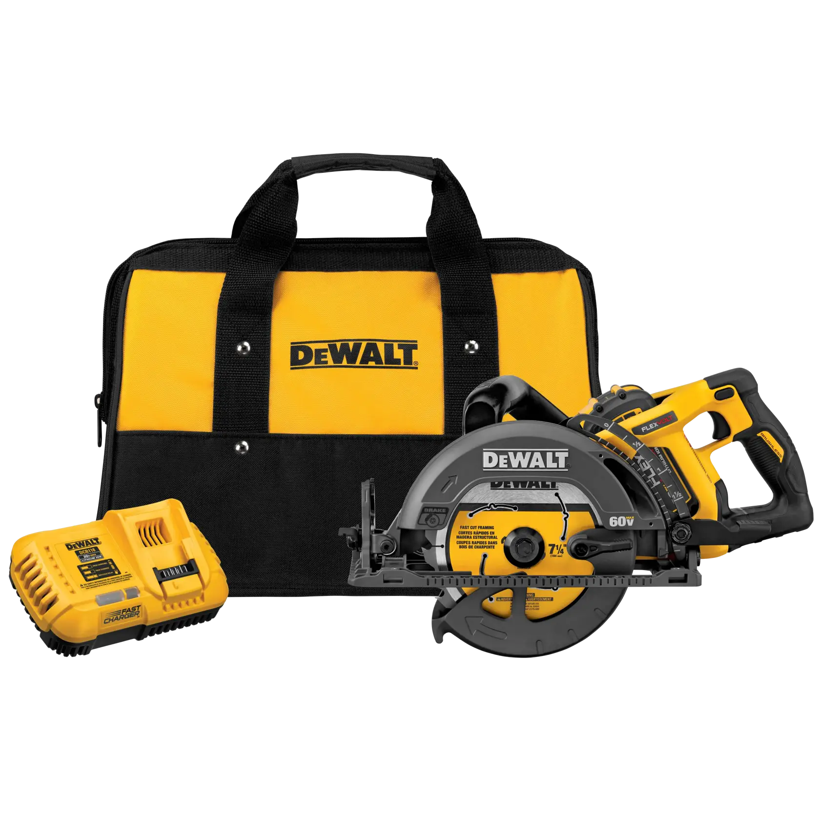60V MAX* Brushless Cordless 7-1/4-In. Worm Drive Saw Kit