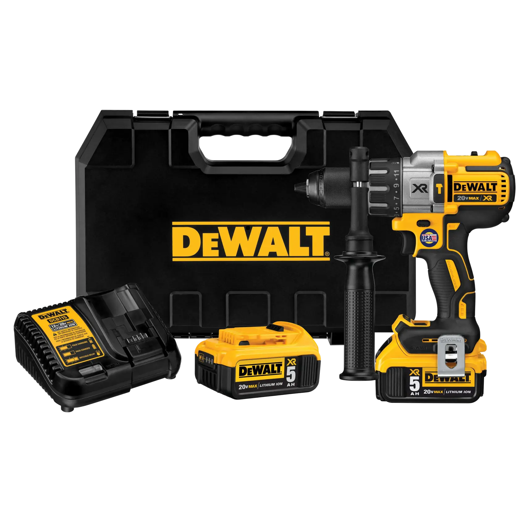 20V MAX* Brushless Cordless 1/2-In. (13mm) Hammer Drill With (2) 5.0 Ah Batteries And Charger
