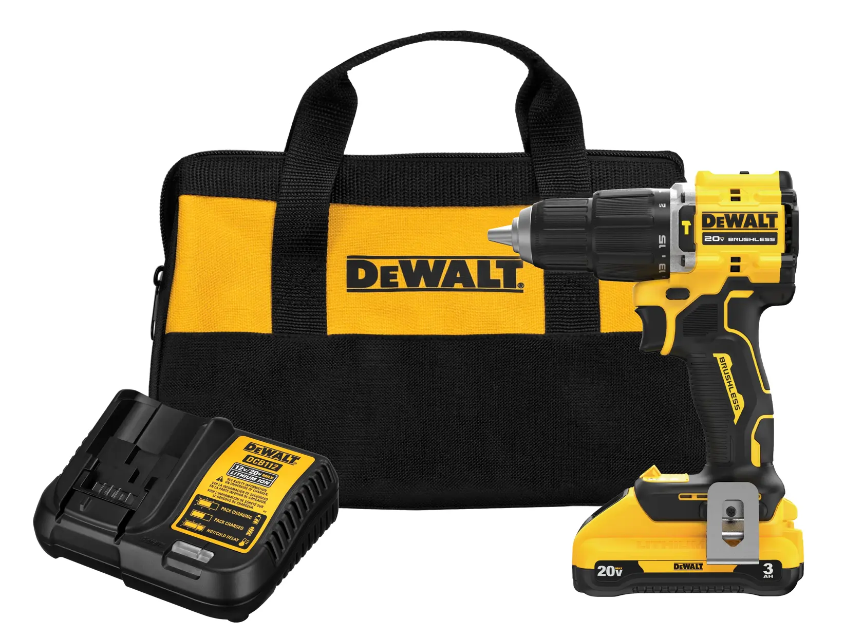 ATOMIC™ 20V MAX* Brushless Cordless 1/2-In. Hammer Drill Kit