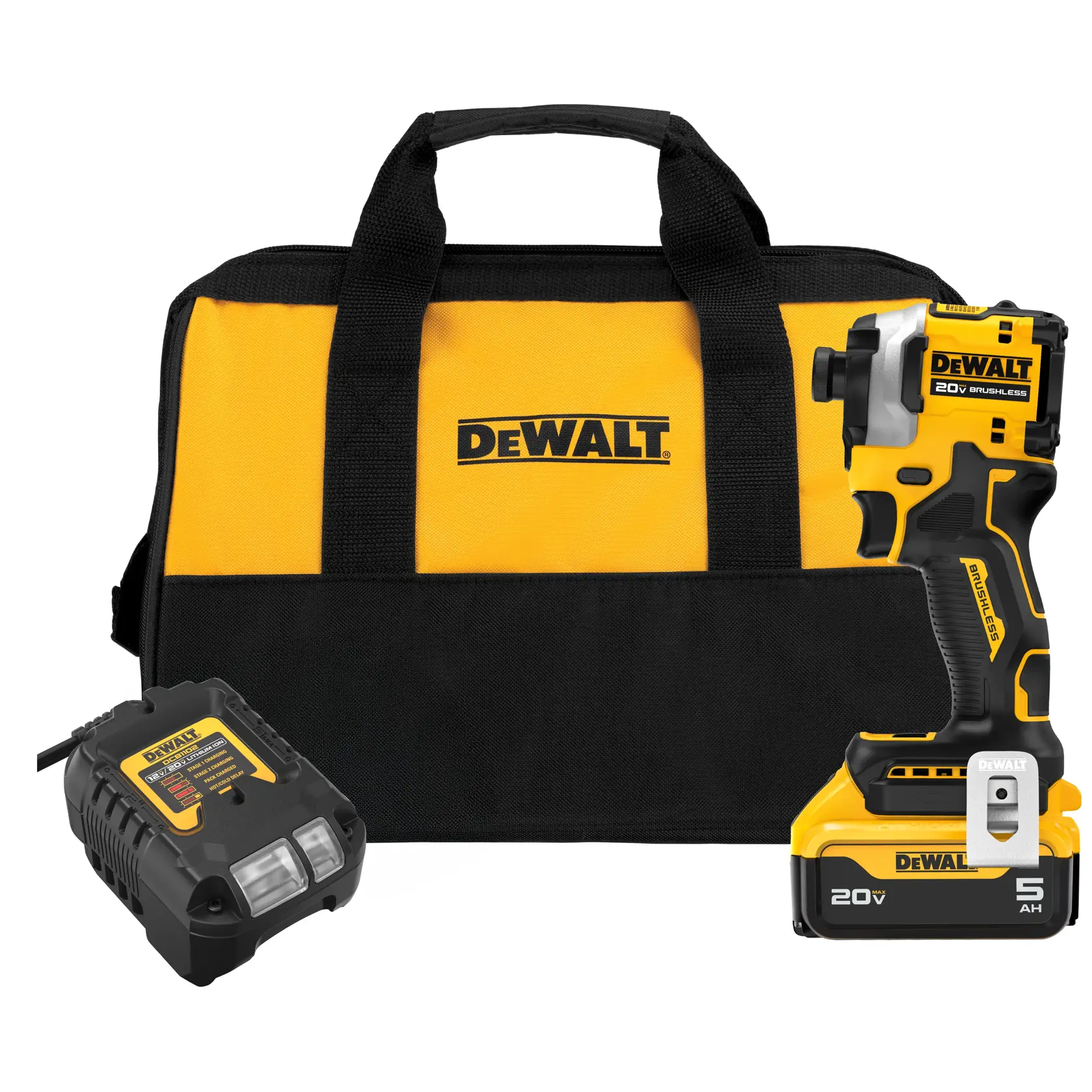 20V MAX* ATOMIC™ Brushless Cordless 3-Speed 1/4-In. Impact Driver Kit