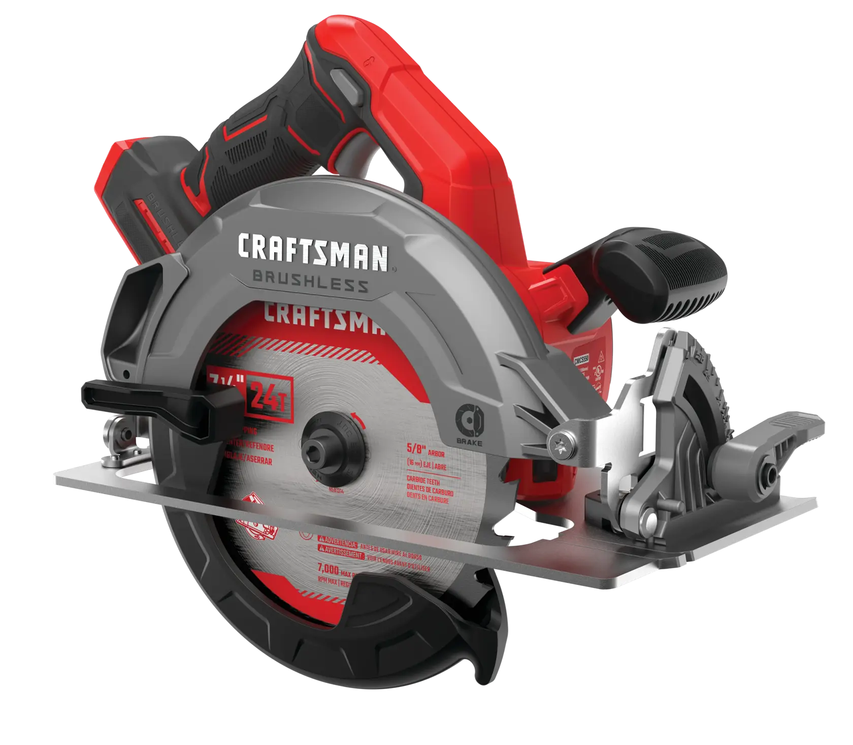 V20* Brushless Cordless 7-1/4-in Circular Saw (Tool Only)