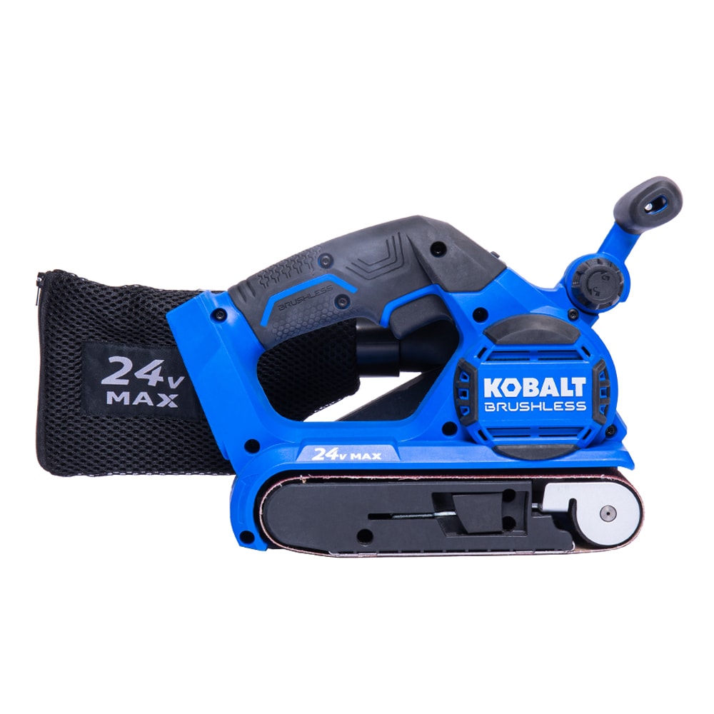 Kobalt 24-Volt Brushless Variable Speed Belt Cordless Sander with Dust Management
