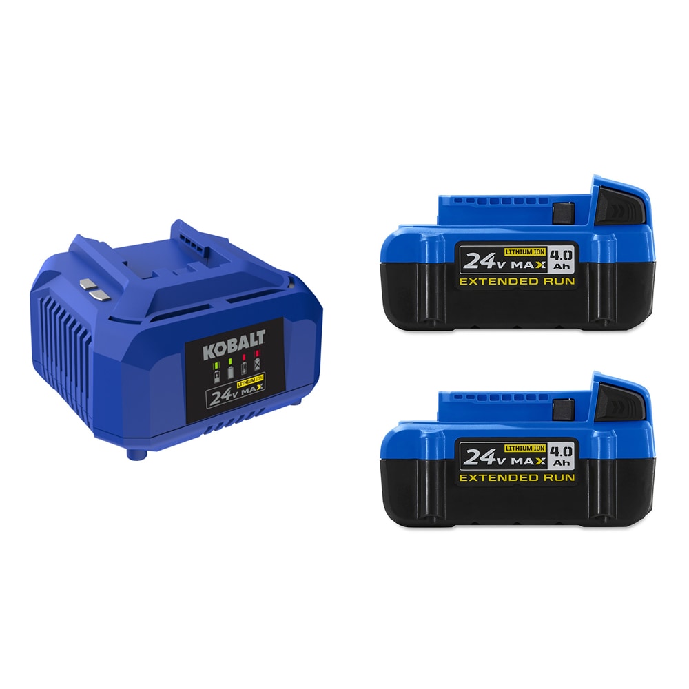Kobalt 24 -Volt 2 -Pack Lithium-ion ( 4.0 Ah 4.0 Ah Battery and Charger )