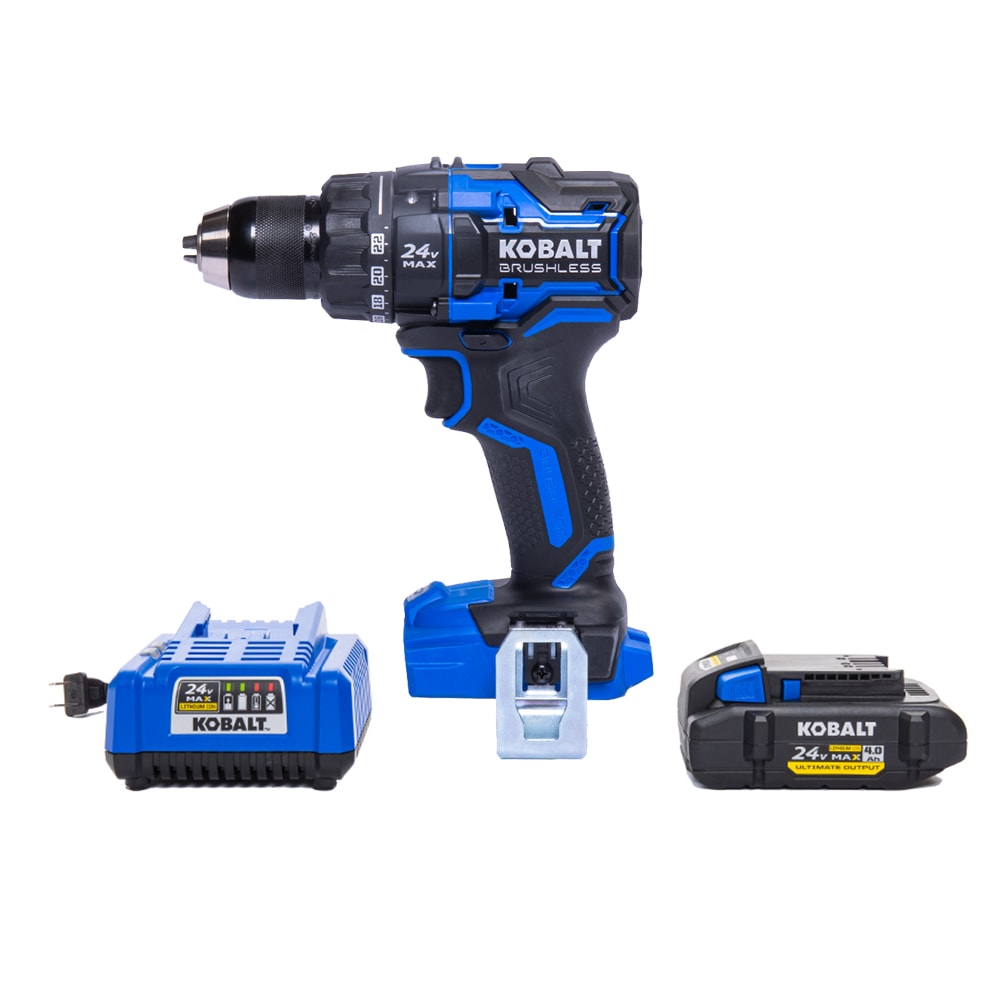 Kobalt XTR 24-volt 1/2-in Keyless Brushless Cordless Drill ( 1 -Batteries Included, and Charger Included )