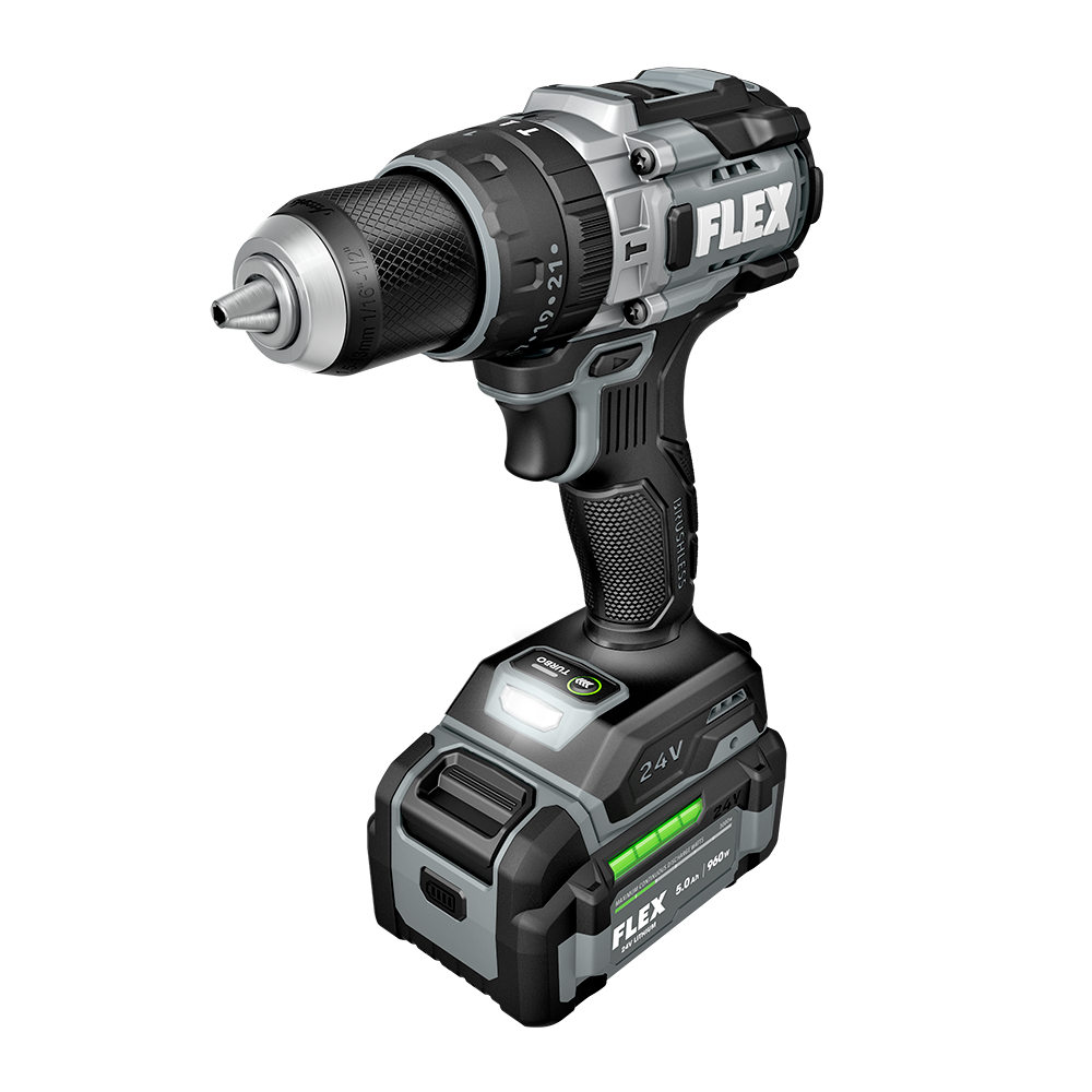 1/2" 2-Speed Hammer Drill with Turbo Mode Kit